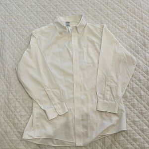 Brooks brothers white button down